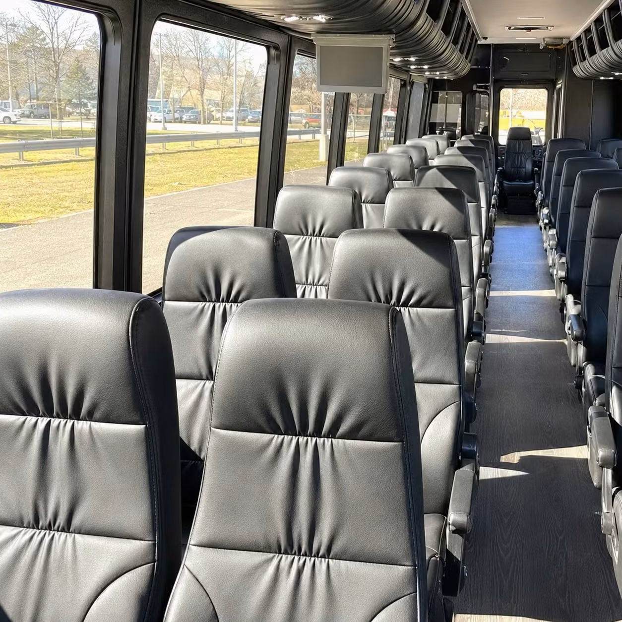 28 passenger minibus inside