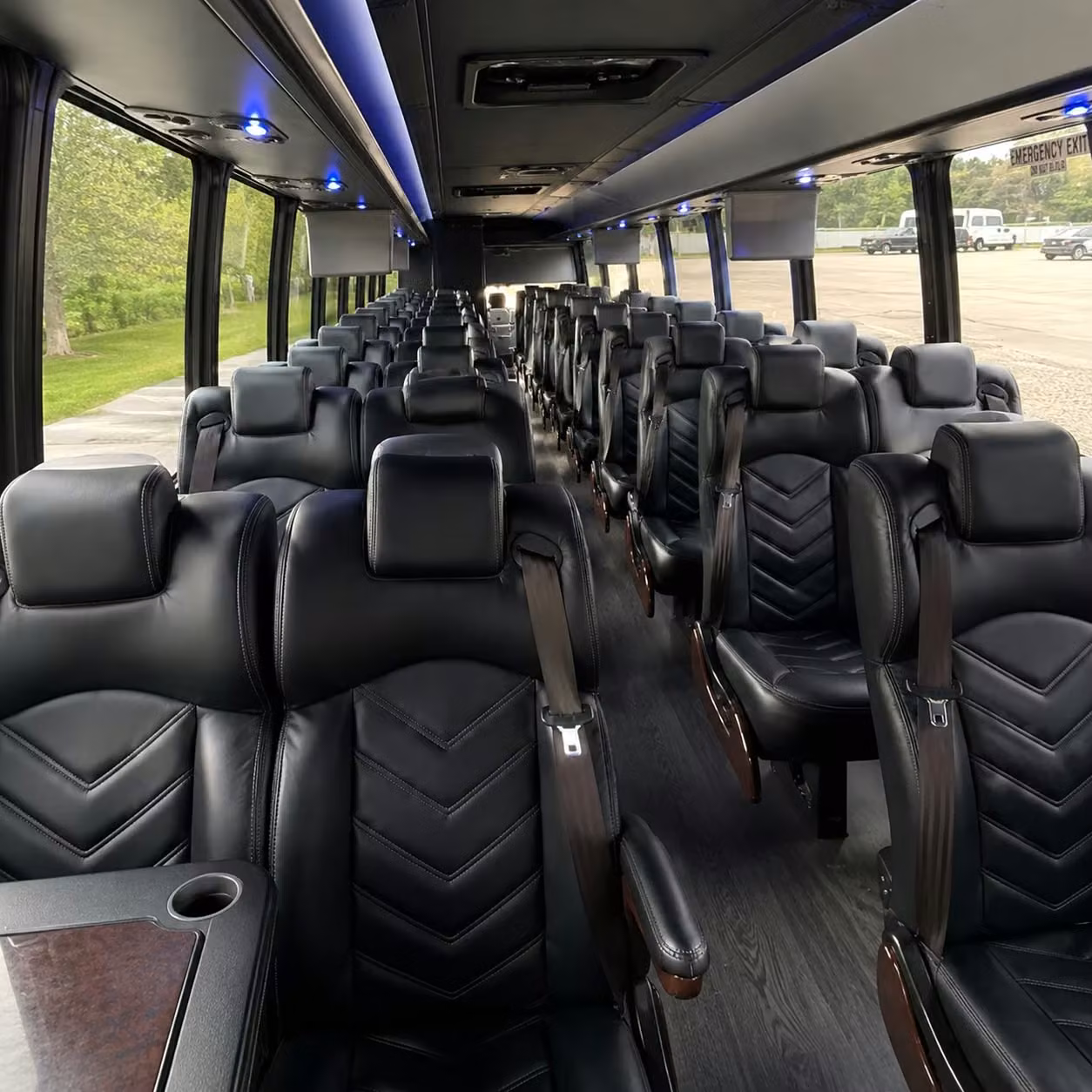 28 passenger minibus interior