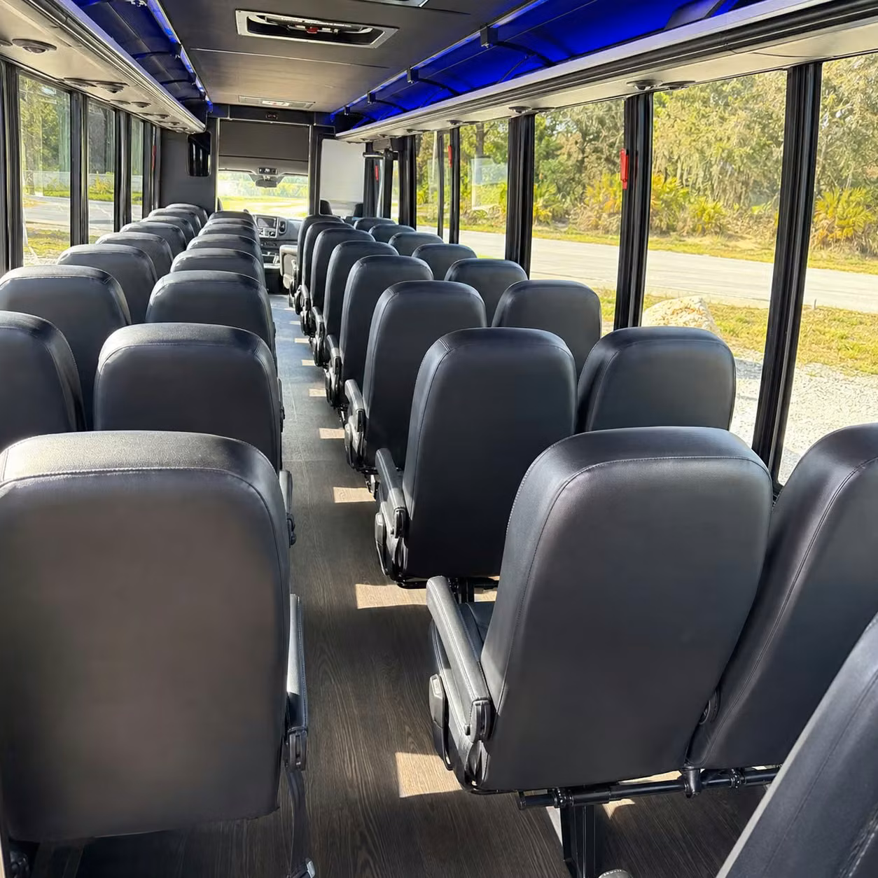 30 passenger minibus interior