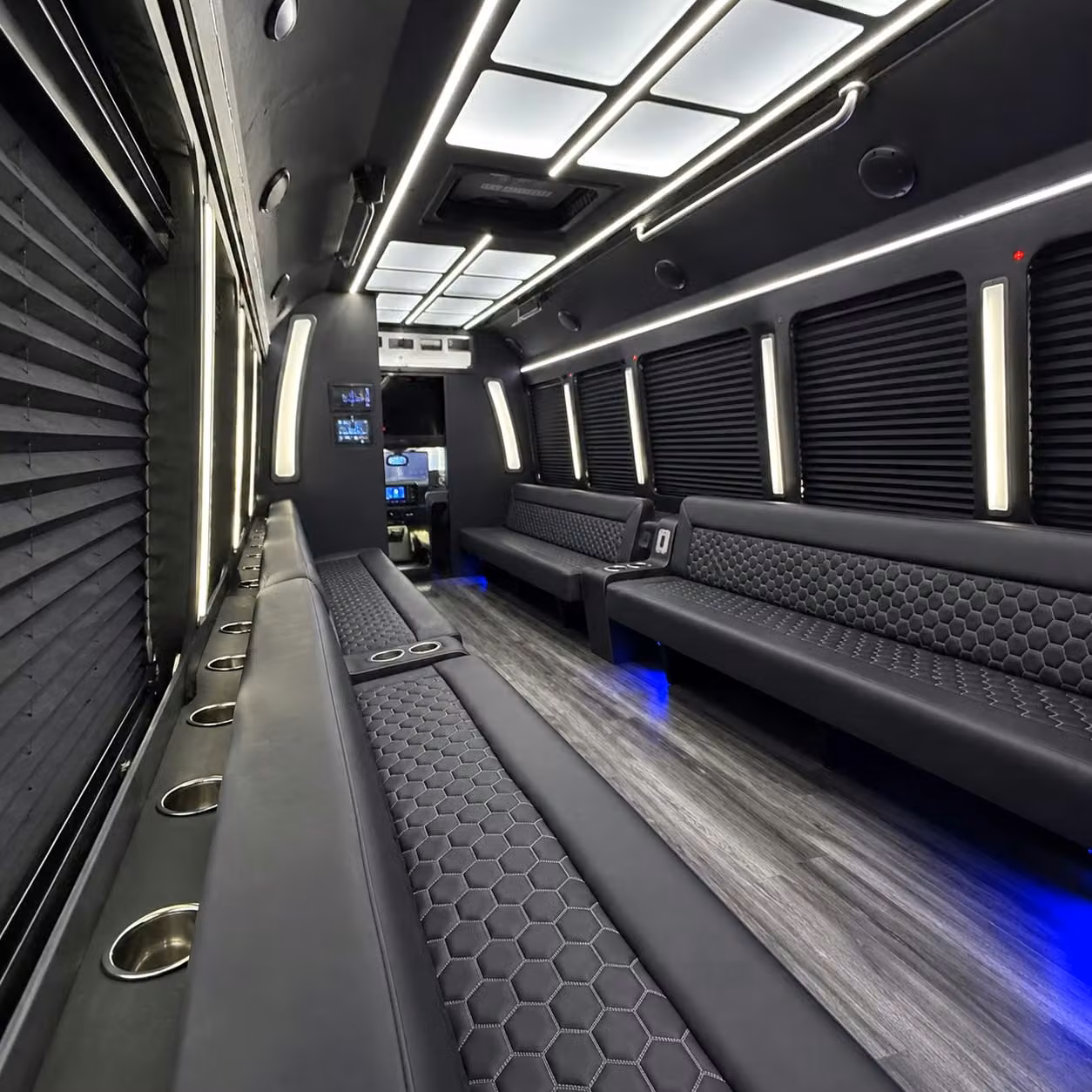 carson prom party bus rentals with the amenities your group actually wants