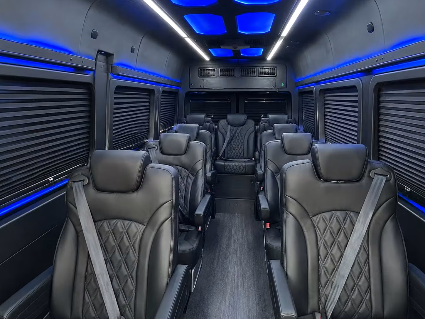 sprinter van with driver inside